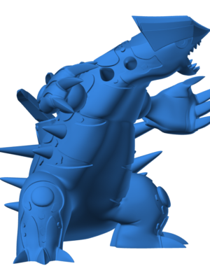 Groudon 1 3D Baskı Modeli — Pokémon