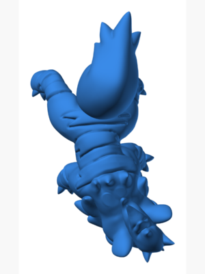 Growlithe 1 3D Baskı Modeli — Pokémon