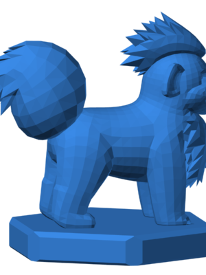 Growlithe 5 3D Baskı Modeli — Pokémon