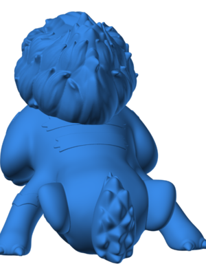 Growlithe 8 3D Baskı Modeli — Pokémon