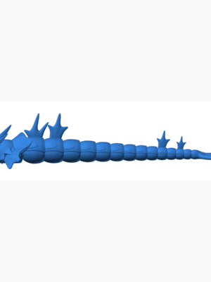 Gyarados 3 3D Baskı Modeli — Pokémon
