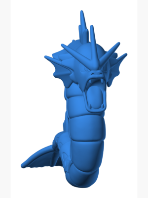 Gyarados 5 3D Baskı Modeli — Pokémon