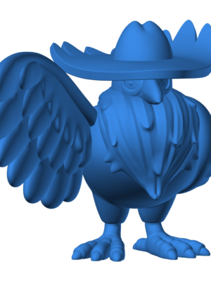 Honchkrow 3D Baskı Modeli — Pokémon