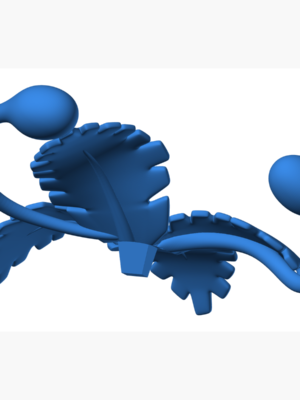Ivysaur 4 3D Baskı Modeli — Pokémon
