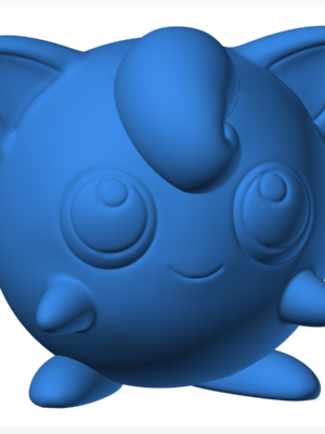 Jigglypuff 2 3D Baskı Modeli — Pokémon