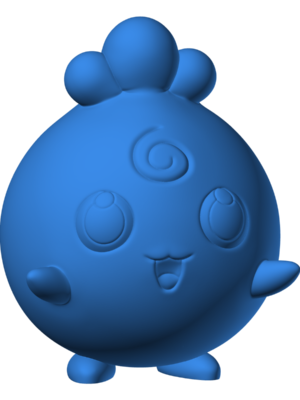 Jigglypuff 3 3D Baskı Modeli — Pokémon