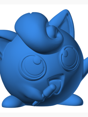 Jigglypuff 6 3D Baskı Modeli — Pokémon