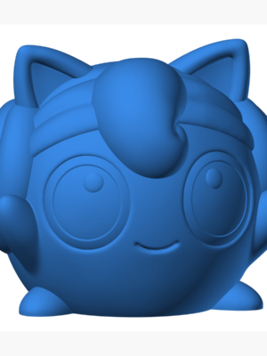 Jigglypuff 9 3D Baskı Modeli — Pokémon
