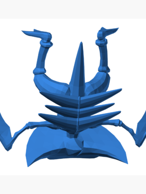 Kabutops 3D Baskı Modeli — Pokémon