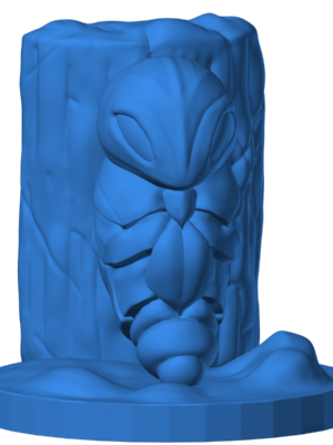 Kakuna 3D Baskı Modeli — Pokémon