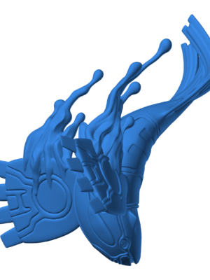 Kyogre 1 3D Baskı Modeli — Pokémon
