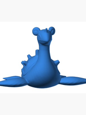 Lapras 4 3D Baskı Modeli — Pokémon