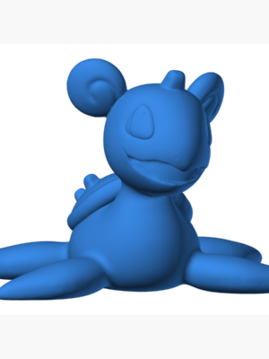 Lapras 5 3D Baskı Modeli — Pokémon