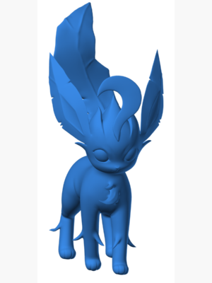 Leafeon 12 3D Baskı Modeli — Pokémon