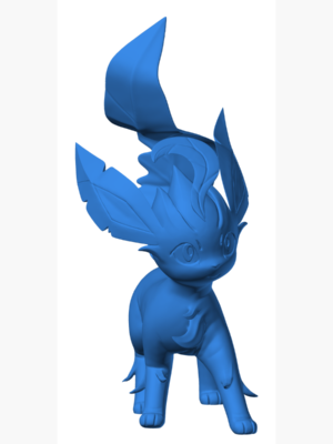 Leafeon 13 3D Baskı Modeli — Pokémon