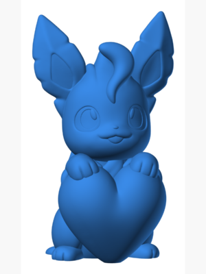 Leafeon 16 3D Baskı Modeli — Pokémon