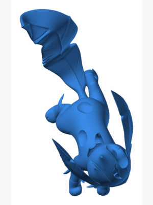 Leafeon 4 3D Baskı Modeli — Pokémon
