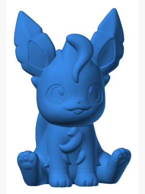 Leafeon 8 3D Baskı Modeli — Pokémon