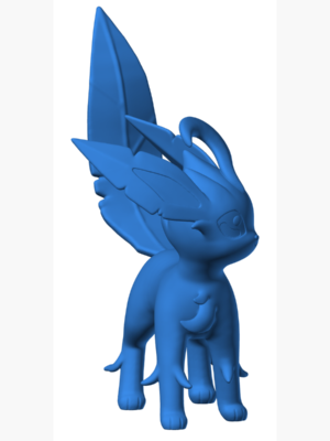 Leafeon 9 3D Baskı Modeli — Pokémon