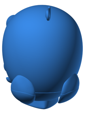 Lechonk 3D Baskı Modeli — Pokémon