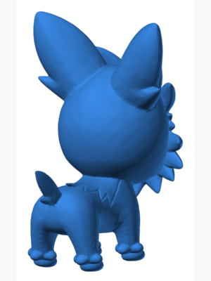 Lillipup 3D Baskı Modeli — Pokémon