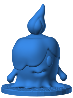 Litwick 3 3D Baskı Modeli — Pokémon