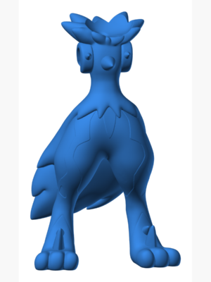 Lucario 1 3D Baskı Modeli — Pokémon