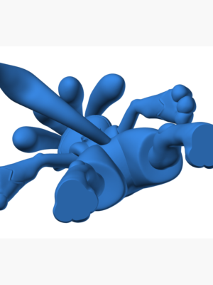 Lucario 2 3D Baskı Modeli — Pokémon
