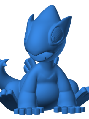 Lugia 5 3D Baskı Modeli — Pokémon