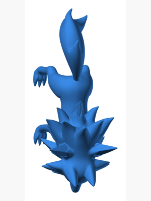 Lycanroc 3D Baskı Modeli — Pokémon
