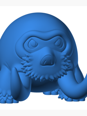 Mamoswine 3D Baskı Modeli — Pokémon