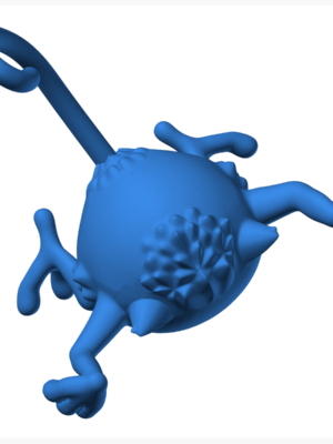 Mankey 3D Baskı Modeli — Pokémon