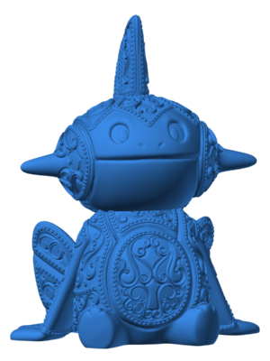 Marshtomp 3D Baskı Modeli — Pokémon