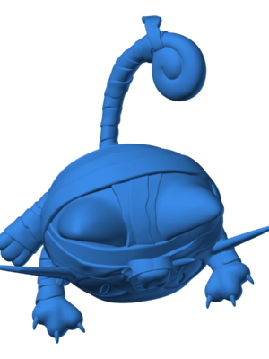 Meowth 10 3D Baskı Modeli — Pokémon