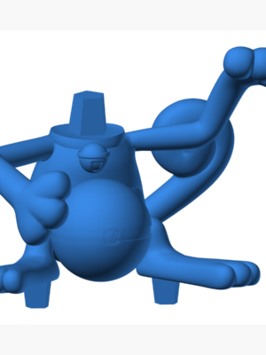 Meowth 1 3D Baskı Modeli — Pokémon
