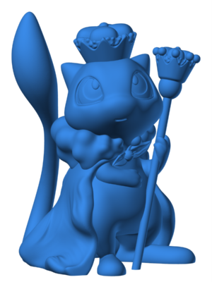Mew 1 3D Baskı Modeli — Pokémon