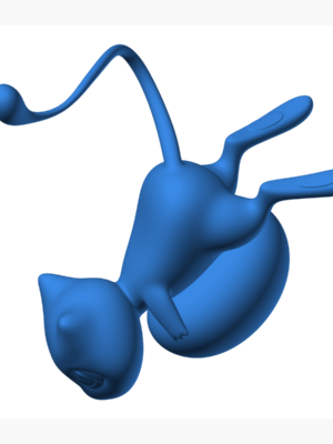 Mew 5 3D Baskı Modeli — Pokémon