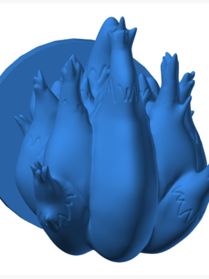 Misdreavus 3D Baskı Modeli — Pokémon