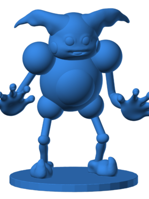 MrMime 1 3D Baskı Modeli — Pokémon