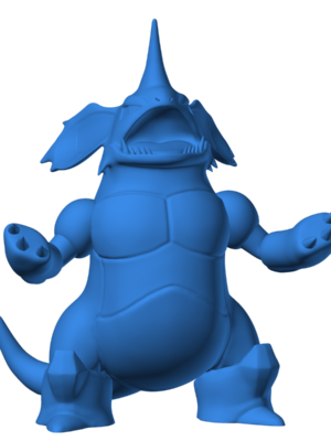 Nidoking 3D Baskı Modeli — Pokémon