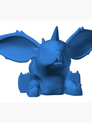 NidoranM 3D Baskı Modeli — Pokémon