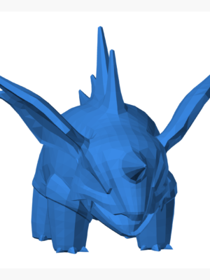 Nidorino 3D Baskı Modeli — Pokémon