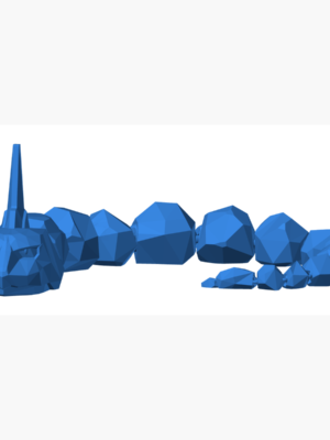Onix 1 3D Baskı Modeli — Pokémon