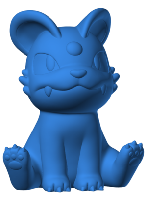 Persian 3D Baskı Modeli — Pokémon