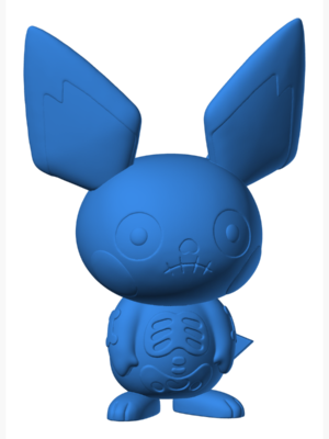 Pichu 3D Baskı Modeli — Pokémon