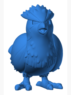 Pidgey 5 3D Baskı Modeli — Pokémon