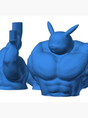 Pikachu 12 3D Baskı Modeli — Pokémon