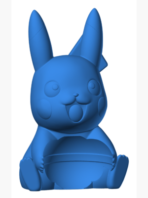 Pikachu 14 3D Baskı Modeli — Pokémon
