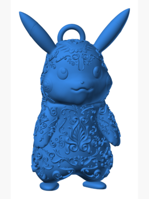 Pikachu 15 3D Baskı Modeli — Pokémon