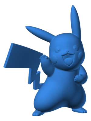 Pikachu 18 3D Baskı Modeli — Pokémon